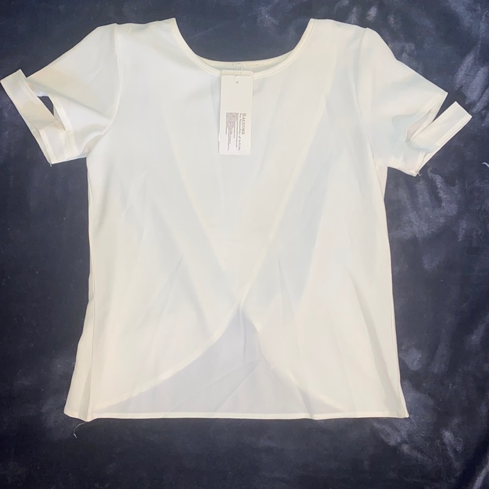 🤍CREAM COLOR FASHION BLOUSE🤍